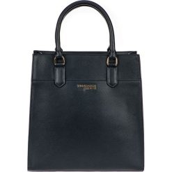 Trussardi Jeans torebka czarna 75B00702-9Y099999. Czarne torebki klasyczne damskie Trussardi Jeans, bez wzorów, z jeansu, do ręki, bez dodatków. Za 549,00 zł.