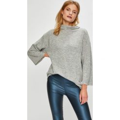 Answear - Sweter. Szare golfy damskie marki ANSWEAR, s, z elastanu, z krótkim rękawem. W wyprzedaży za 69,90 zł.