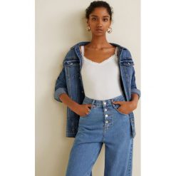Mango - Top Helen. Szare topy damskie marki Mango, l, z dzianiny. Za 35,90 zł.