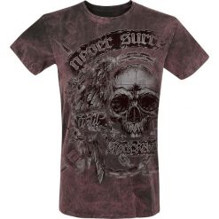 Rock Rebel by EMP Rebel Soul T-Shirt bordowy. Czerwone koszulki męskie marki Rock Rebel by EMP, l, z nadrukiem, rockowe, z okrągłym kołnierzem. Za 94,90 zł.