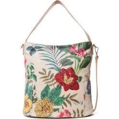 Desigual torebka damska beżowy Bols Clio Yakarta Mini. Brązowe torebki klasyczne damskie Desigual, bez wzorów, bez dodatków. W wyprzedaży za 189,00 zł.