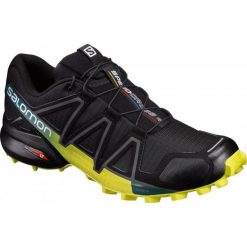 Salomon Speedcross 4 Black/Everglade/Sulphur Sp 45.3. Czarne buty sportowe męskie marki Salomon, na sznurówki, na fitness i siłownię, salomon speedcross. W wyprzedaży za 429,00 zł.