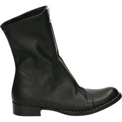 Botki - 320-46B NA NE. Czarne botki damskie Venezia. Za 399,00 zł.
