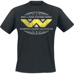 Alien Aliens - Wayland Yutani Corp T-Shirt czarny. Czarne koszulki męskie Alien, l, z nadrukiem, z okrągłym kołnierzem. Za 74,90 zł.