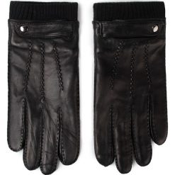Rękawiczki Męskie JOOP! - Gloves 7274 Black 001. Czarne rękawiczki męskie JOOP!, bez wzorów, ze skóry. W wyprzedaży za 269,00 zł.