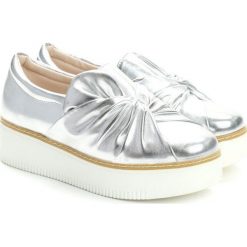 Srebrne Slip On By The Way. Szare tenisówki damskie vices. Za 59,99 zł.