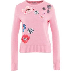 MAX&Co. DUETTO Sweter rose pink pattern. Czerwone swetry klasyczne damskie marki MAX&Co., l, z bawełny. W wyprzedaży za 650,30 zł.