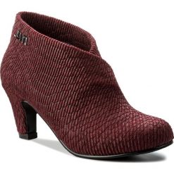 Botki UNITED NUDE - Fold Mid 1002733111 Burgundy. Czerwone buty zimowe damskie marki United Nude, z materiału, na obcasie. W wyprzedaży za 449,00 zł.