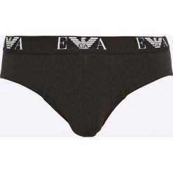 Emporio Armani - Slipy (2-pack). Białe slipy męskie Emporio Armani, s, bez wzorów, z elastanu. W wyprzedaży za 99,90 zł.