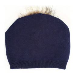 Granatowa Czapka Snow. Niebieskie czapki zimowe damskie other. Za 49,99 zł.