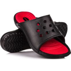 Klapki damskie: Aqua-Speed Klapki basenowe damskie Capri Aqua-Speed czarno-czerwony roz. 41