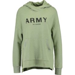 Bluzy damskie: Sundry Bluza z kapturem khaki