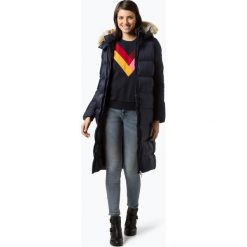 Tommy Jeans - Damski płaszcz pikowany, niebieski. Niebieskie płaszcze damskie Tommy Jeans, s, bez wzorów, z jeansu, długie. Za 699,95 zł.