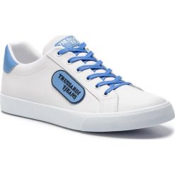 Sneakersy TRUSSARDI JEANS - 77A00146 U101. Białe sneakersy męskie Trussardi Jeans, na co dzień, bez wzorów, z jeansu, bez zapięcia. Za 509,00 zł.