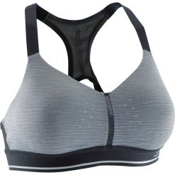 Biustonosz do biegania SPORTANCE CONFORT. Czarne biustonosze sportowe damskie KALENJI, bez wzorów, z elastanu, do biegania. Za 59,99 zł.