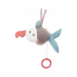 Maskotka z pozytywką Ryba Piła 24 cm. Szare przytulanki i maskotki Baby Fehn. Za 62,57 zł.