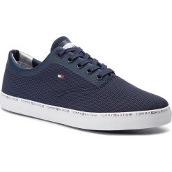 Tenisówki TOMMY HILFIGER - Essential Modern Mesh Vulc FM0FM02271 Midnight 403. Niebieskie półbuty męskie TOMMY HILFIGER, na co dzień, bez wzorów, z gumy, klasyczne, bez zapięcia. W wyprzedaży za 239,00 zł.