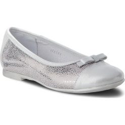 Baleriny damskie lakierowane: Baleriny RENBUT – 33-4295 Srebrny