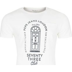 T-shirt Pepe Jeans. Niebieskie t-shirty męskie Pepe Jeans, m, bez wzorów, z jeansu, bez kołnierzyka. Za 99,00 zł.