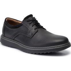 Półbuty CLARKS - Un Geo Lace 261368097 Black Leather. Czarne półbuty męskie Clarks, na co dzień, bez wzorów, ze skóry, eleganckie, bez zapięcia. W wyprzedaży za 329,00 zł.