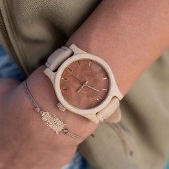 Zegarki damskie: Drewniany zegarek damski classic 38 mm n039