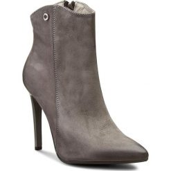 Botki CARINII - B3725 G65-000-PSK-A49. Szare botki damskie skórzane marki Carinii. W wyprzedaży za 249,00 zł.