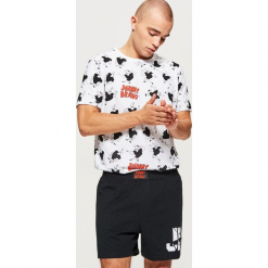 Piżama dwuczęściowa Johnny Bravo - Czarny. Czarne piżamy męskie marki Cropp, l. Za 89,99 zł.