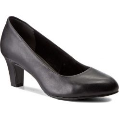 Półbuty TAMARIS - 1-22429-29 Black Uni 007. Czarne creepersy damskie Tamaris, z materiału, na obcasie. W wyprzedaży za 169,00 zł.