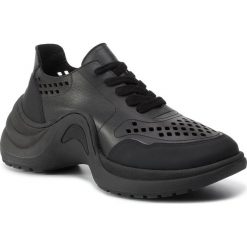 Sneakersy EVA MINGE - EM-33-06-000274 601. Czarne półbuty damskie Eva Minge, ze skóry. W wyprzedaży za 239,00 zł.