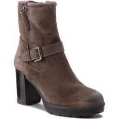Botki GEOX - D Abrienne B D747EB 00023 C9002 Dk Grey. Szare buty zimowe damskie Geox, ze skóry. Za 639,00 zł.