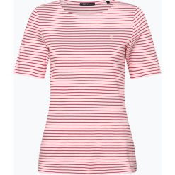 Marc O'Polo - T-shirt damski, czerwony. Czerwone t-shirty damskie Marc O'Polo, s, w paski, z bawełny, polo. Za 119,95 zł.