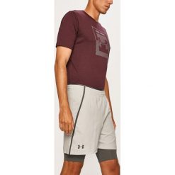 Under Armour - Szorty sportowe. Szare spodenki sportowe męskie Under Armour, s, bez wzorów, z elastanu, sportowe. W wyprzedaży za 169,90 zł.