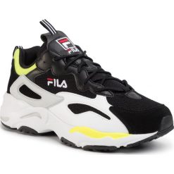 Sneakersy FILA - Ray Tracer Cb 1010925.13Z Black/Neon Lime. Czarne sneakersy męskie Fila, bez wzorów, z zamszu, bez zapięcia. W wyprzedaży za 299,00 zł.