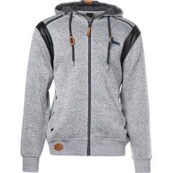Szara Bluza Grynlia. Szare bluzy męskie Born2be, xl, bez wzorów, bez kołnierzyka, bez rękawów, bez kaptura. Za 69,99 zł.