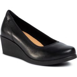Półbuty GO SOFT - ARC-295-01 Black. Czarne półbuty damskie GO SOFT, na co dzień, bez wzorów, ze skóry, bez obcasa, na koturnie, bez zapięcia. Za 159,99 zł.