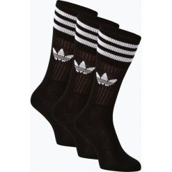Adidas Originals - Skarpety damskie pakowane po 3 szt., czarny. Czarne skarpetki damskie adidas Originals, w paski. Za 59,95 zł.
