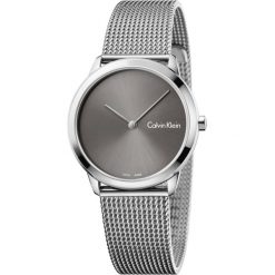 Calvin Klein Minimal Zegarek Srebrny. Szare zegarki damskie Calvin Klein, srebrne. Za 917,95 zł.