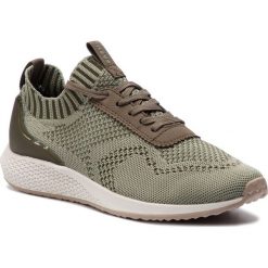 Sneakersy TAMARIS - 1-23714-22 Olive 722. Zielone półbuty damskie Tamaris, na co dzień, bez wzorów, z tworzywa sztucznego, bez obcasa, na płaskiej podeszwie, bez zapięcia. W wyprzedaży za 189,00 zł.
