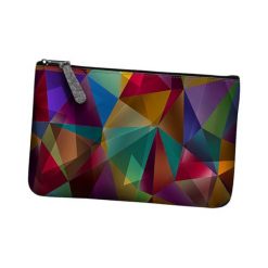 Kosmetyczki damskie: Kosmetyczka "Pocket" w kolorze szarym ze wzorem - (D)24 x (S)15 cm