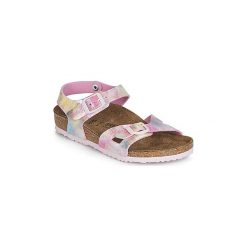Sandały Dziecko Birkenstock RIO. Różowe sandały dziewczęce Birkenstock, bez zapięcia. Za 191,20 zł.