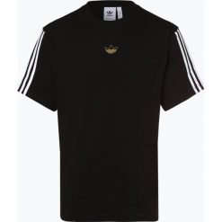 Adidas Originals - T-shirt męski, czarny. Czarne t-shirty męskie marki adidas Originals, m, w paski, z kontrastowym kołnierzykiem. Za 159,95 zł.