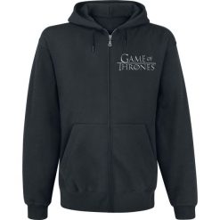 Bluzy męskie: Gra o Tron House Stark Bluza z kapturem rozpinana czarny
