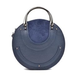 Torebka w kolorze granatowym - (S)21 x (W)21 x (G)7 cm. Niebieskie torebki klasyczne damskie Bestsellers bags, w paski, z materiału. W wyprzedaży za 249,95 zł.
