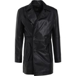 Płaszcze męskie: Bruuns Bazaar DYLAN LEATHER Krótki płaszcz black