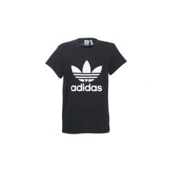 T-shirty z krótkim rękawem adidas BOYFRIEND TEE. Czarne t-shirty damskie Adidas, bez wzorów, bez kołnierzyka. Za 90,30 zł.