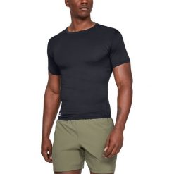 Under Armour Tactical HeatGear® Koszulka Czarny. Czarne podkoszulki męskie Under Armour, l, bez wzorów, z elastanu, bez kołnierzyka, z krótkim rękawem, krótkie. Za 171,95 zł.