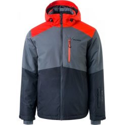 Kurtki sportowe męskie: ELBRUS Kurtka męska Bergen Anthracite / Asphalt / Spicy Orange r. XL