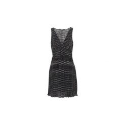 Sukienki krótkie Guess ABORON. Czarne sukienki hiszpanki Guess, l, z krótkim rękawem, mini. Za 370,30 zł.