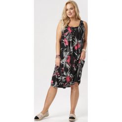 Czarna Sukienka Galidora. Czarne sukienki damskie Born2be, na lato, xl, bez wzorów, bez kołnierzyka, bez rękawów. W wyprzedaży za 44,99 zł.