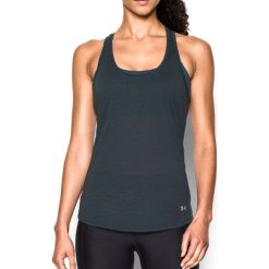 Topy sportowe damskie: Under Armour Koszulka damska Streaker Under Armour Stealth Gray/Black roz. XS (1271522008)